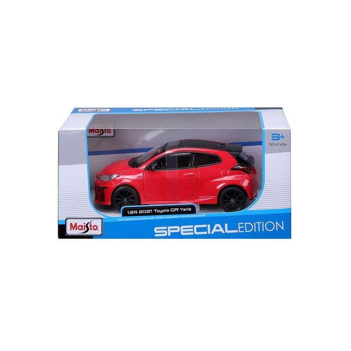 Maisto sp edition кола 2021 toyota gr yaris 1:24 два цвята