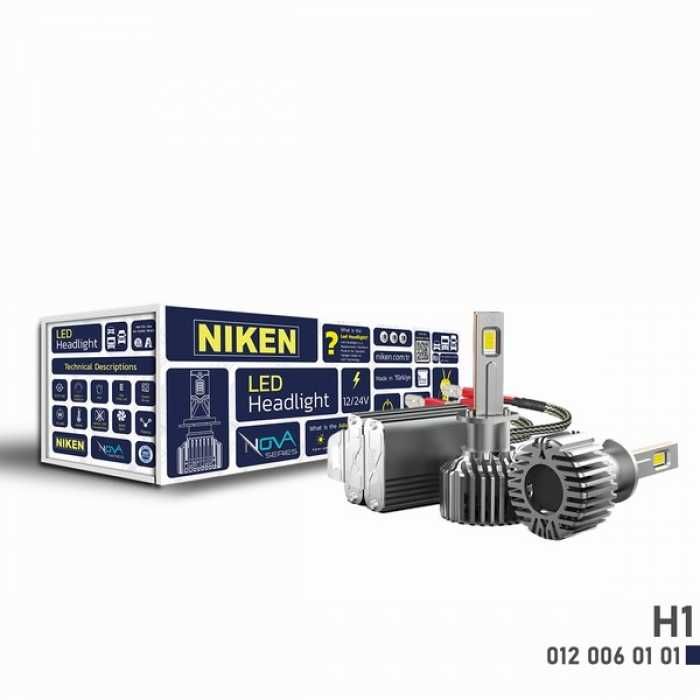 Диодни крушки NIken H1 НОВА СЕРИЯ 2брк-т - 12V