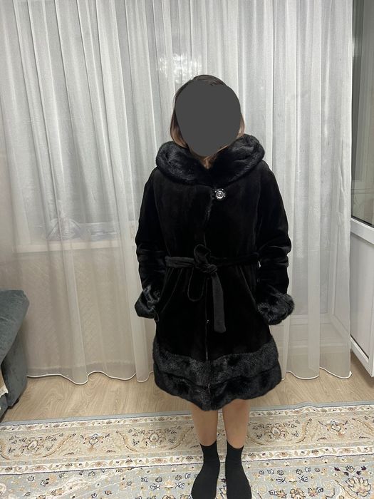 Стриженная норковая шуба