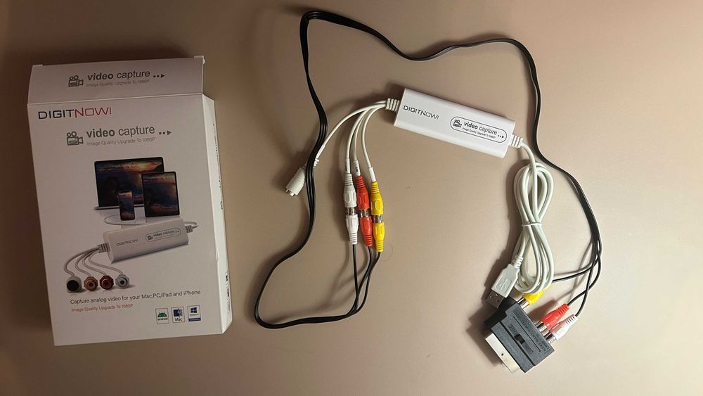 Placa de captura Digitnow, vhs to digital converter (USB-A)