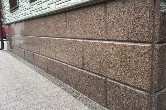 Фасад, Обшивка Гранит, Металла сайдинг