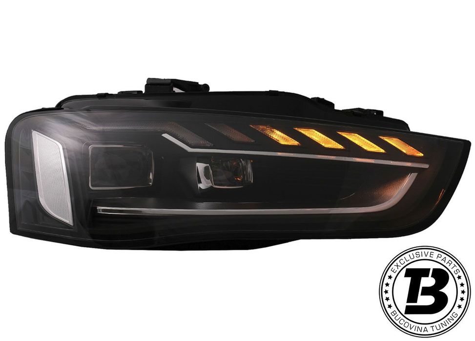 Faruri LED compatibile cu Audi A4 B8.5 Facelift B9.5 Design
