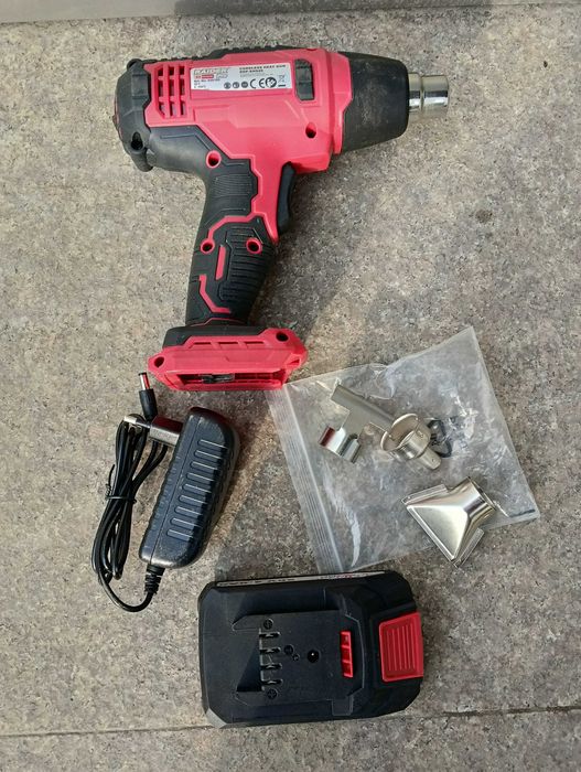 R20 Пистолет акум. за горещ въздух 1x2Ah/Пистолет за боя