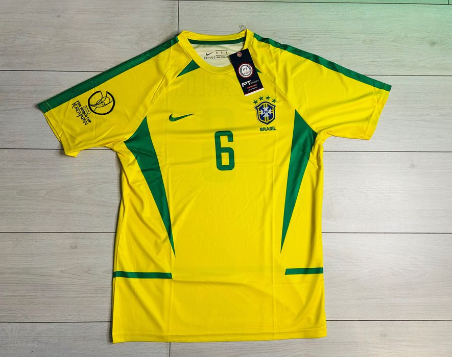 Tricou Brazilia roberto Carlos 6 World Cup 2002