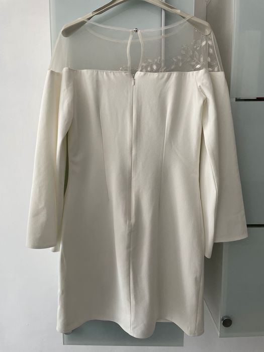 Официална бяла рокля Little Mistress размер М