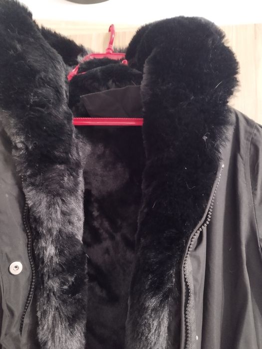 Дамско дълго зимно палто