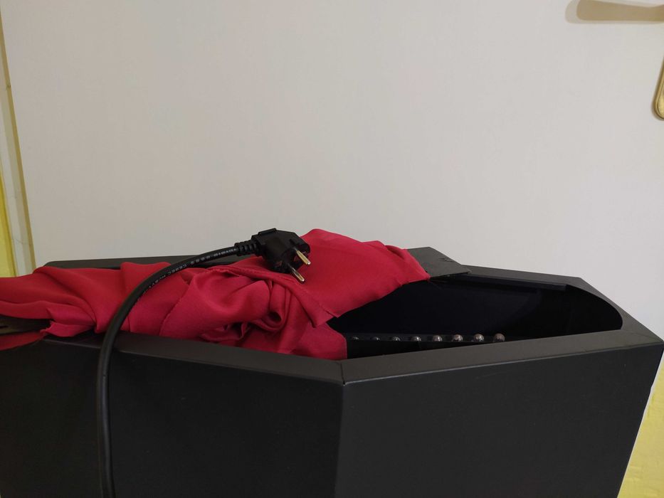 Машина за пламък с ЛЕД LED светлини и вентилатор