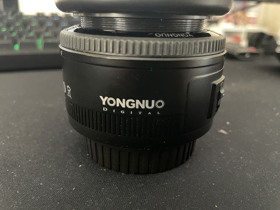 Obiectiv lentila Canon EF 50mm f/1.8 Yongnuo