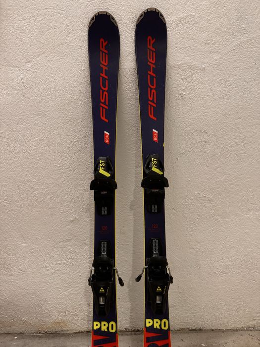 Schiuri COPII 120 cm FISCHER The Curv Pro + FS 7