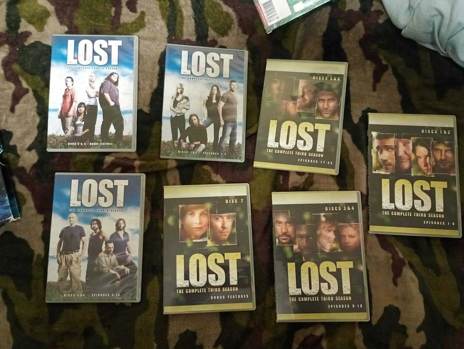 Lost season 3 и 4 DvD