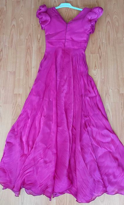 Rochie de ocazie din voal matasos