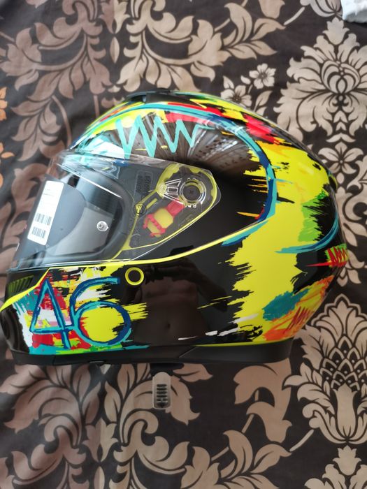 Каска за мотор AGV K3 Rossi Mugello Winter test 2019