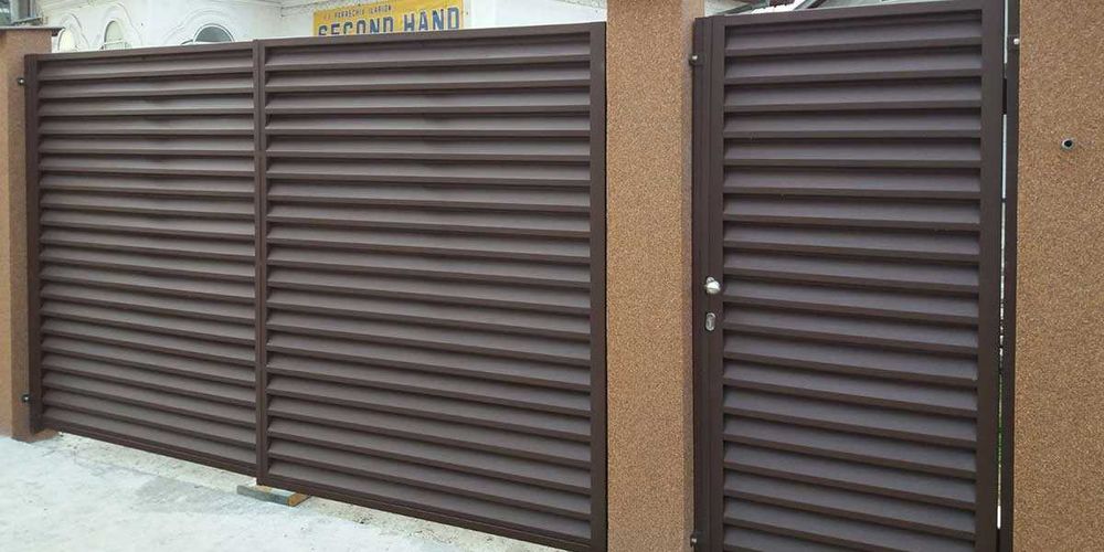 Garduri din panou stil jaluzele de diferite modele si dimensiuni