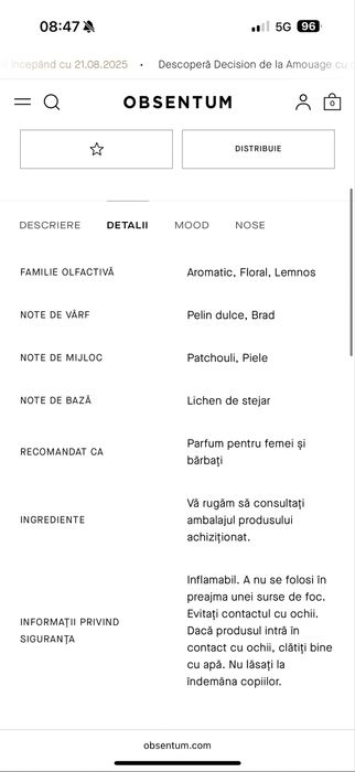 Parfumuri Jo Malone Fir Artemisia si CassaMorati Lira