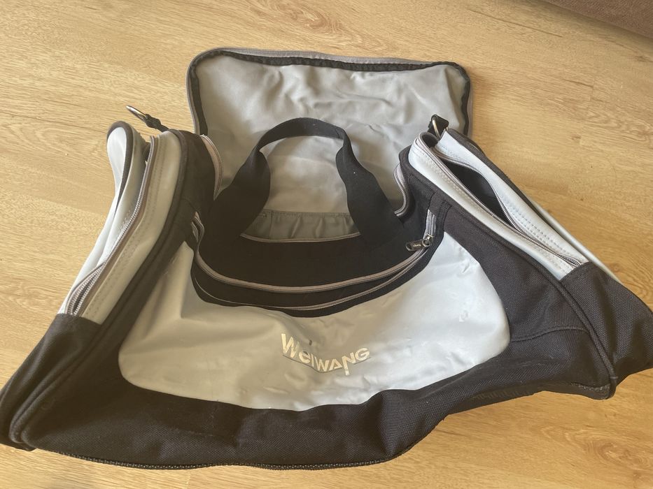 Сумка дорожная серая