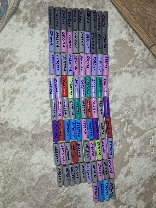 50  celule 18650 testate individual !