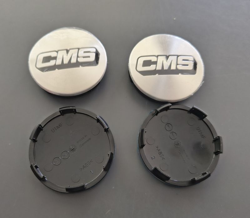 Capace jante CMS - 60 mm 
diametru 60 mm la emblema 
Originale CMS Made in Germany