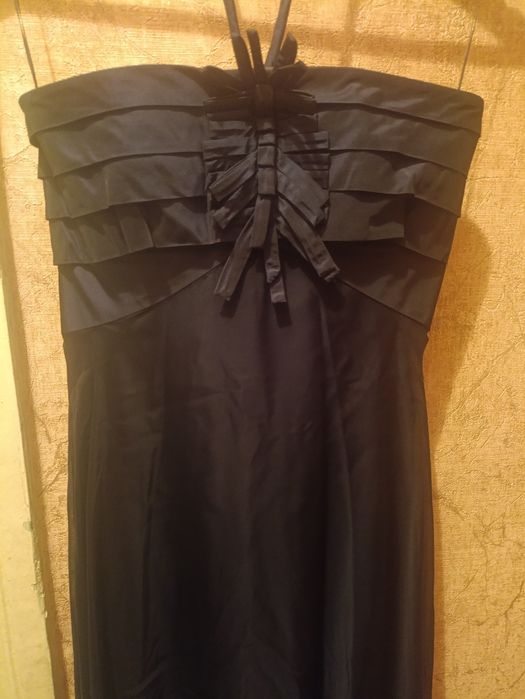 Дизайнерское платье Max Mara синее коктельное выпускное может быть