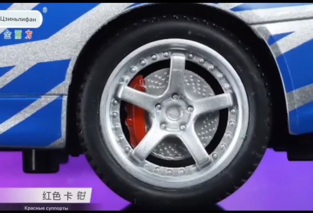 Модель Ниссан GTR-34 в размере 1/24