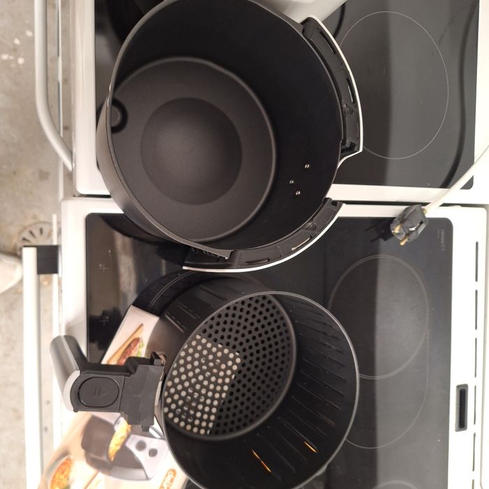 Делимано Еър Фрайър + книга с рецепти на български