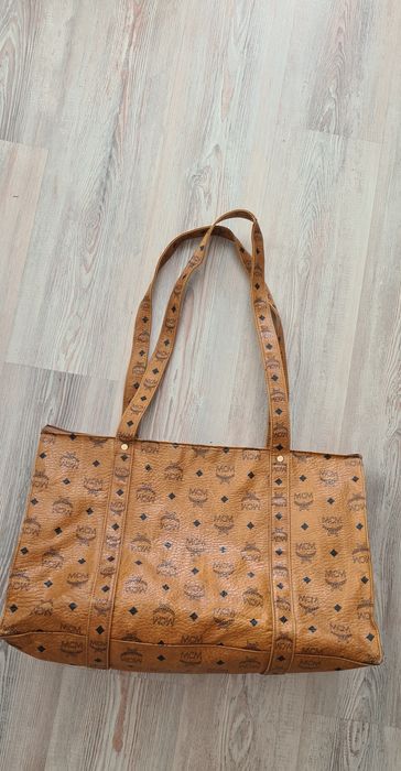 Mcm Geantă de mână - cognac