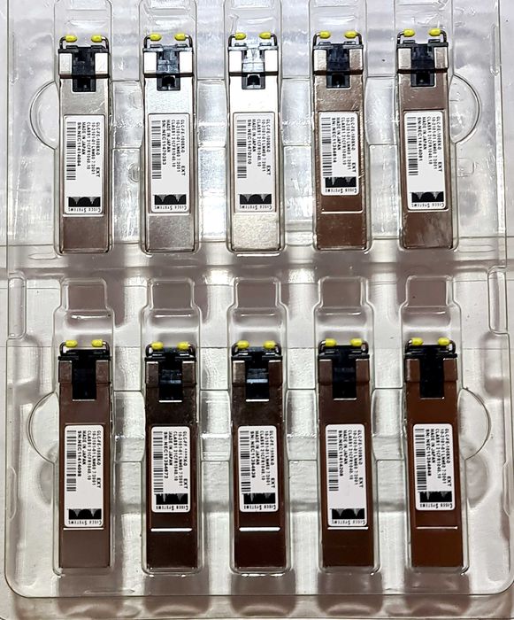 Set 10x Cisco GLC-FE-100BX-D (100Mbps, BiDi BX10) – NOI, netestate
