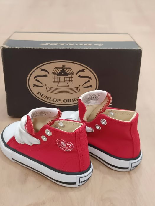Pantofi copii Dunlop original canvas high Nr 19