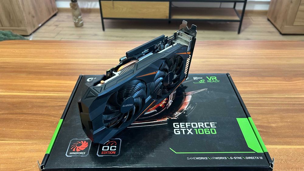 GEFORCE GTX 1060 3 GB  (Curatat si Pasta nou)