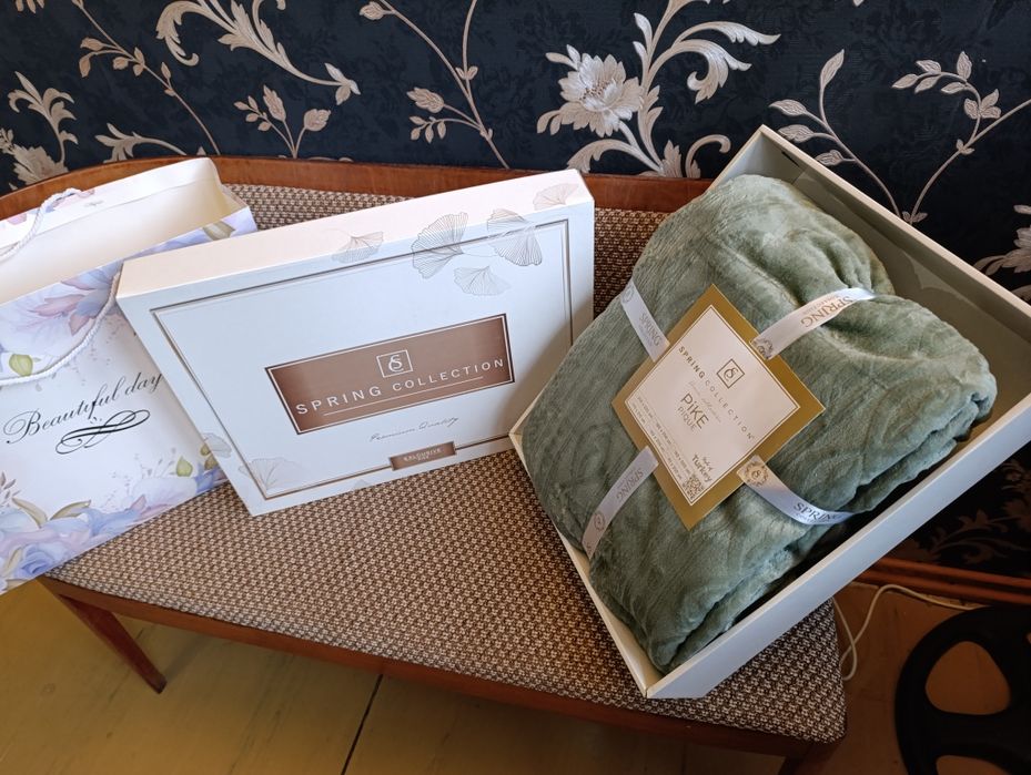 Подарочный вариант турецкий пайковый плед