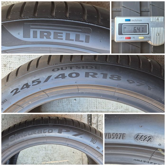 O bucată 245/40 R18 vară - una Pirelli