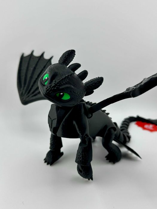 3d модели от филма How to Train Your Dragon Toothless и Lightfury