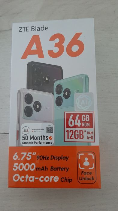 ZTE Blade A36, Новый, в упаковке.