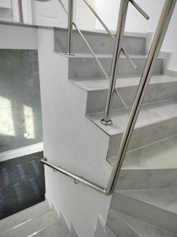 Balustrade inox.