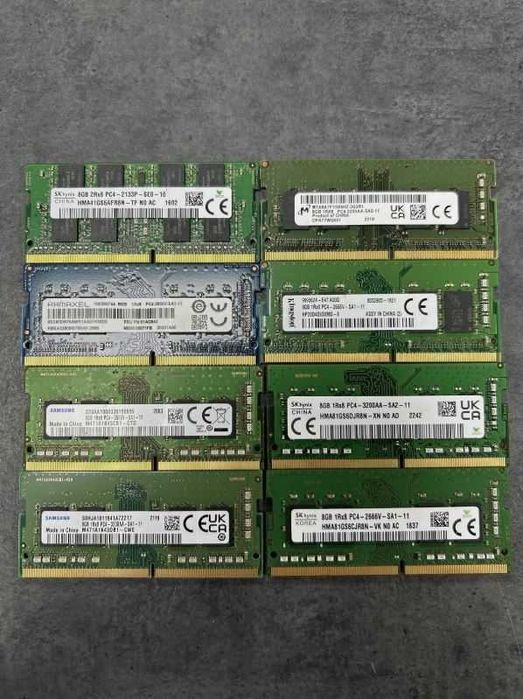 DDR4 Samsung , Hynix , Crucial , Micron - Рам за лаптоп 8GB DDR4