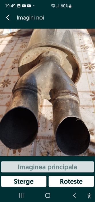 Vând eșapament audi și portbagaj