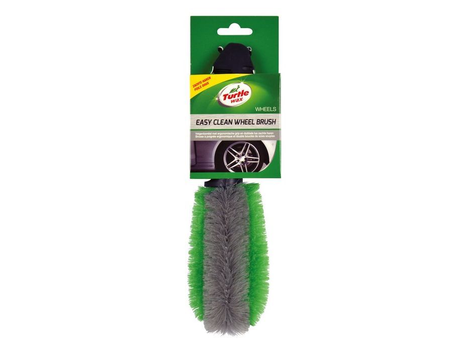 Perie pentru spalat si curatat jante aliaj si aluminiu Turtle Wax X342TD Double Loop, cu peri siguri pentru lac si maner ergonomic, 1 buc