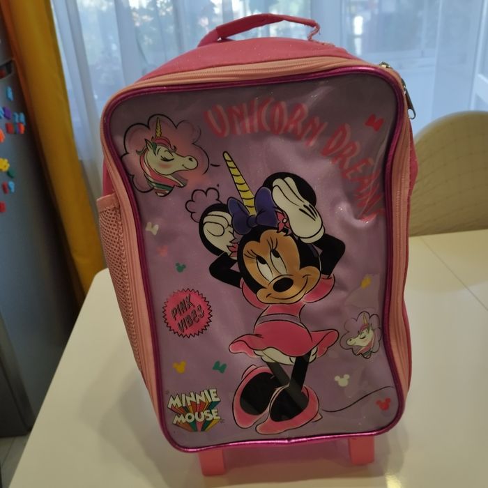 Детска раница на колелца Minnie mouse Disney
