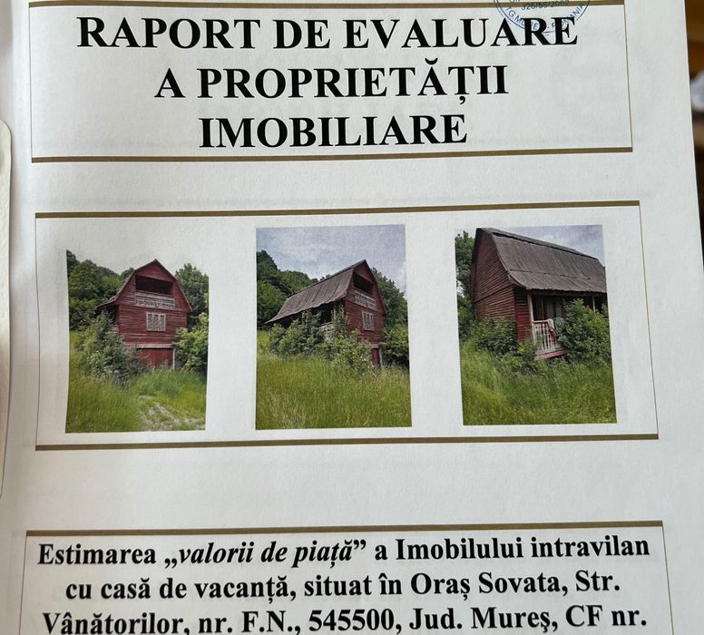 Teren intravilan și casă de vacanță în Sovata
