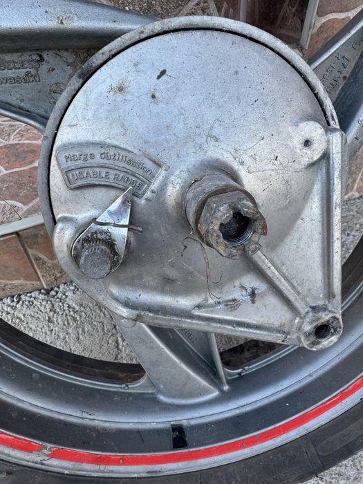 Roata spate motoreta kawasaki