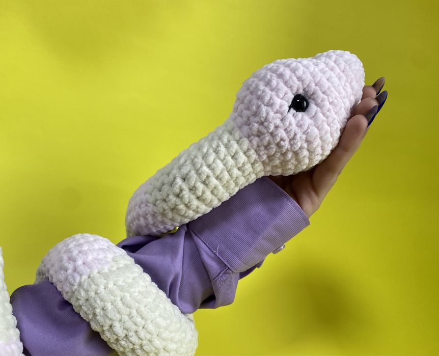 Вязаная змейка!