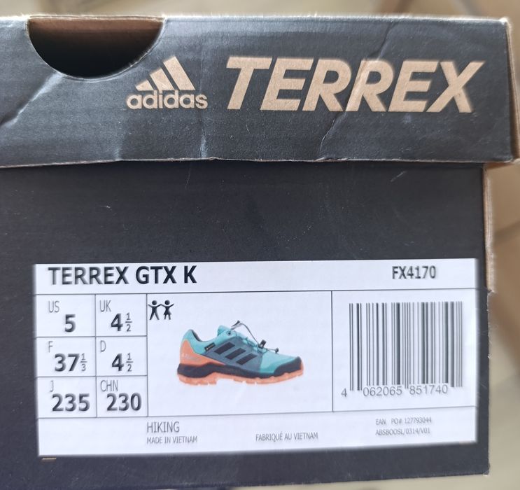 Adidas terrex Gore - tex 37 1/2