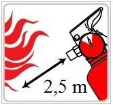 пожарогасител прахов - заверен за една година с реален стикер , ...