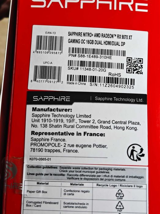 AMD Radeon RX 9070XT 16GB