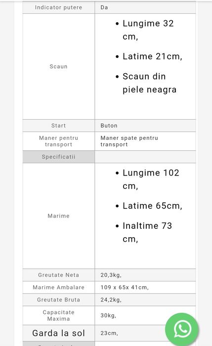 ATV copii cu roti de cauciuc gonflabile 2x45w
