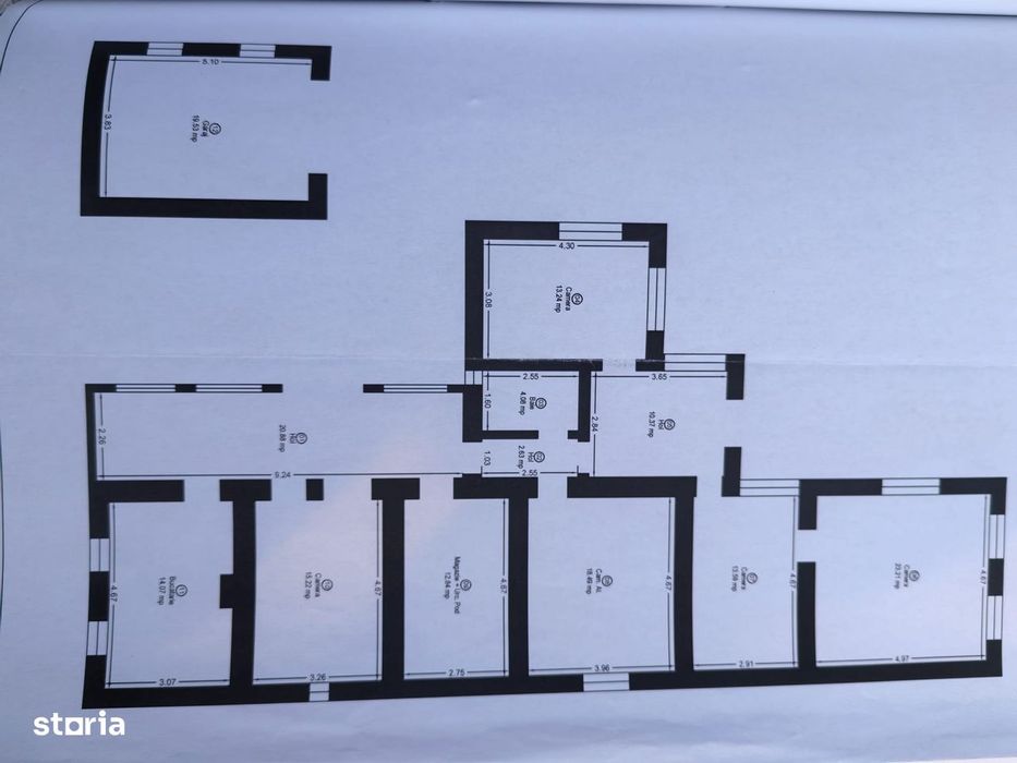 Casa INDIVIDUALA locuibila cu teren 1464 mp