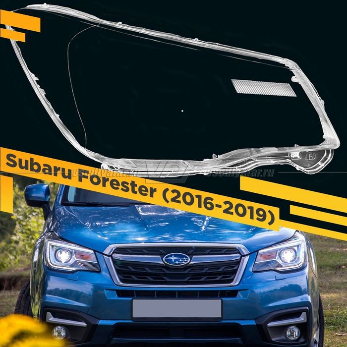 Стекла фар  Subaru forester 16 - 19г.