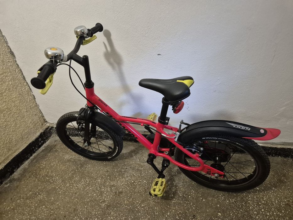 Bicicleta copii 4-7 ani BTWIN Racing 900 16"  Cadru Aluminiu