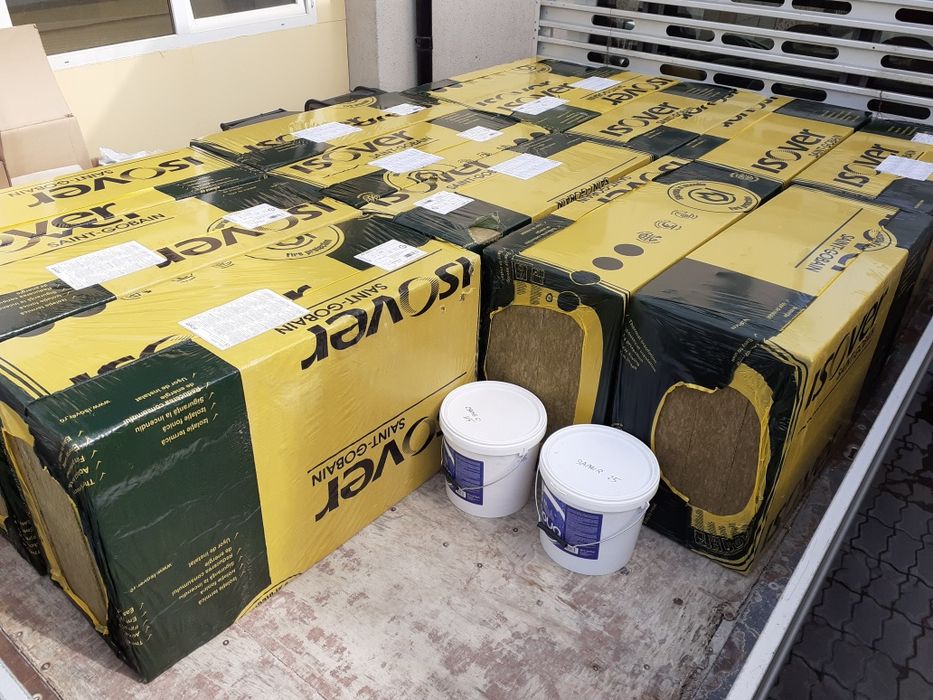 VATA bazaltica fatada ISOVER de 10cm