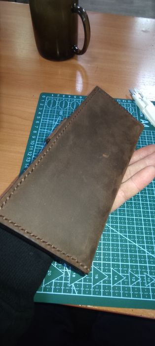 Кошелёк из натуральной кожи  ручная работа на заказ