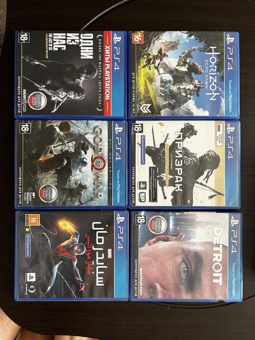 Продам игровые диски для PS4/PS5